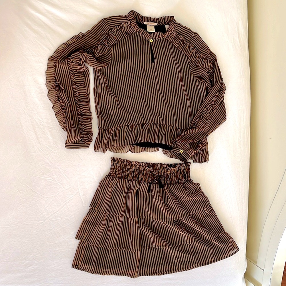 Scotch & Soda blouse and skirt set